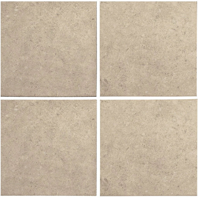 Aquatica Beige Porcelain Pool Tile 6"x6" - District Collection