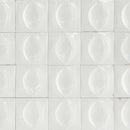 Aquatica Bianco 3D Egg Deco Glossy Porcelain Pool Tile 4"x4" - Gleeze Collection