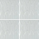 Aquatica Bianco Deco Foglia 6"x6" Porcelain Pool Tile - Sol Collection
