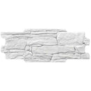Aquatica Bianco Puzzle Match Porcelain Stoneware Ledgerstone 6.25"x15.75" - Vulcani Collection