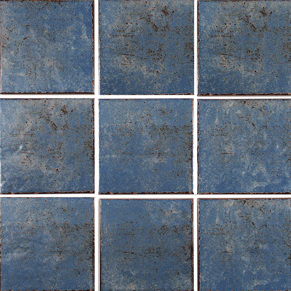 Aquatica Blue Porcelain Pool Tile 6"x6" - Oasis II Collection, photo 2 of 2