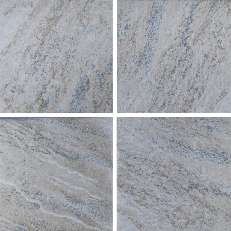 Aquatica Blue Porcelain Pool Tile 6"x6" - Quarziti II Collection