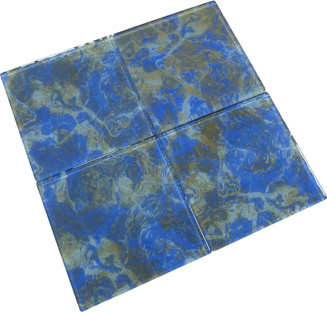 Aquatica Cosmic Glass Tile 6"x6" - Stratos Glass Collection