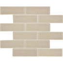 Aquatica Earth Brick Look Glass Tile 11.75"x11.75" - Element Collection