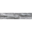 Aquatica Gray Porcelain Ledger Panel Mosaic Tile 3"x15" - Rock Collection