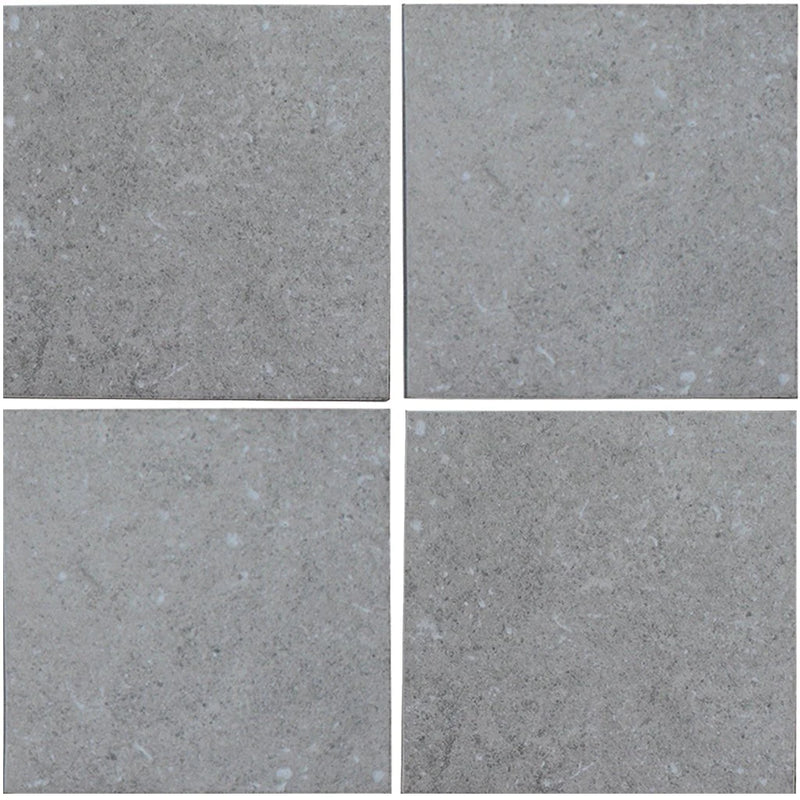 Aquatica Grigio Porcelain Pool Tile 6"x6" - District Collection