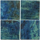 Aquatica Green Porcelain Pool Tile 6"x6" - Coral II Collection