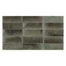 Aquatica Grigio Glossy Porcelain Pool Tile 3"x8" - Gleeze Collection