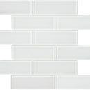 Aquatica Ice Brick Look Glass Tile 11.75"x11.75" - Element Collection