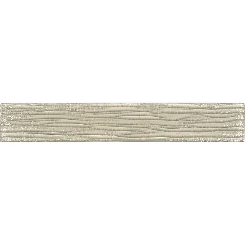 Aquatica Ivory Bamboo Glass Tile 2"x12" - Earth Collection