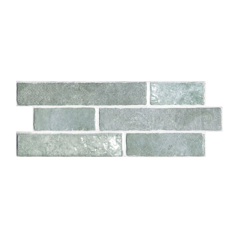 Aquatica Menta Interlocking Brick Porcelain Tile 6.5"x15.25" - Dany Collection