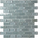 Aquatica Moon 1"x2" Glass Mosaic Tile 11.5"x12.5" - Superior Collection