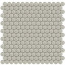 Aquatica Penny Round Earth Glass Mosaic Tile 11.50"x11.75" - Element Collection