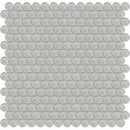 Aquatica Penny Round Mist Glass Mosaic Tile 11.50"x11.75" - Element Collection
