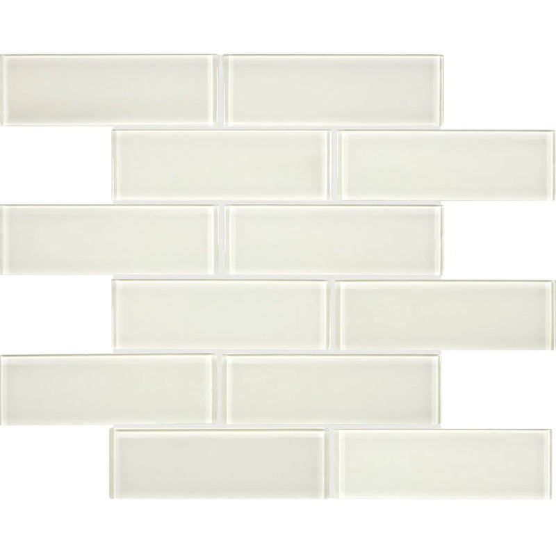 Aquatica Sand Brick Look Glass Tile 11.75"x11.75" - Element Collection