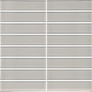 Aquatica Shadow 1.5"x6" Stacked Glass Mosaic Tile 11.75"x11.75" - Element Collection