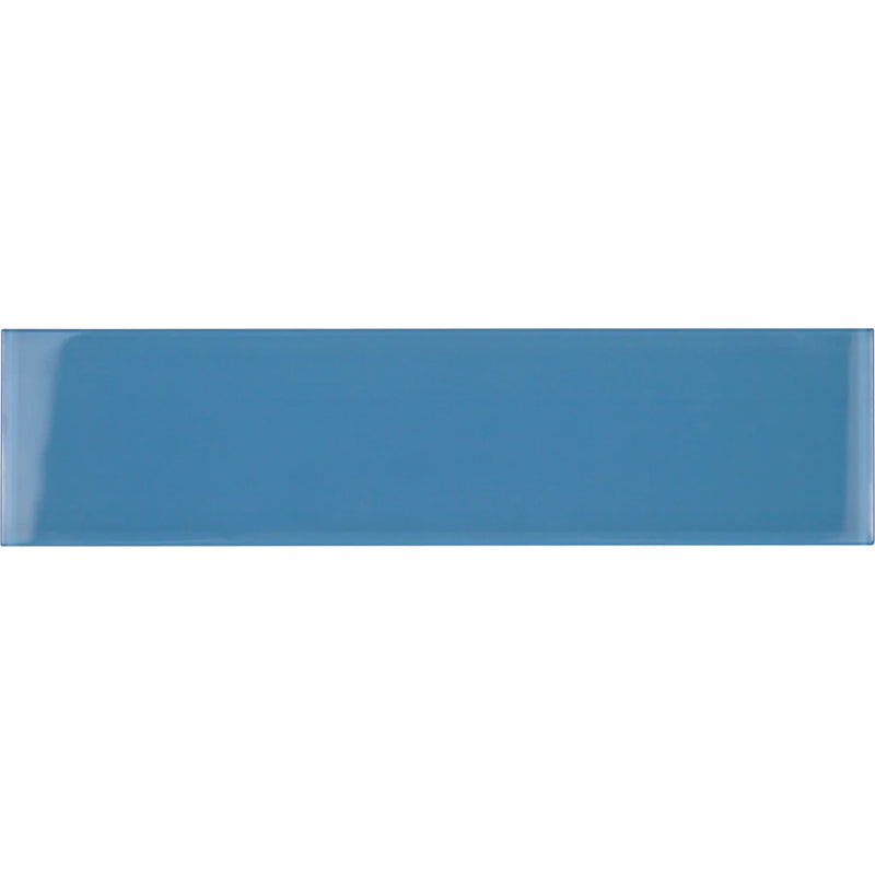 Aquatica Sky Blue Glass Tile 3"x12" - Terra Piscina Collection