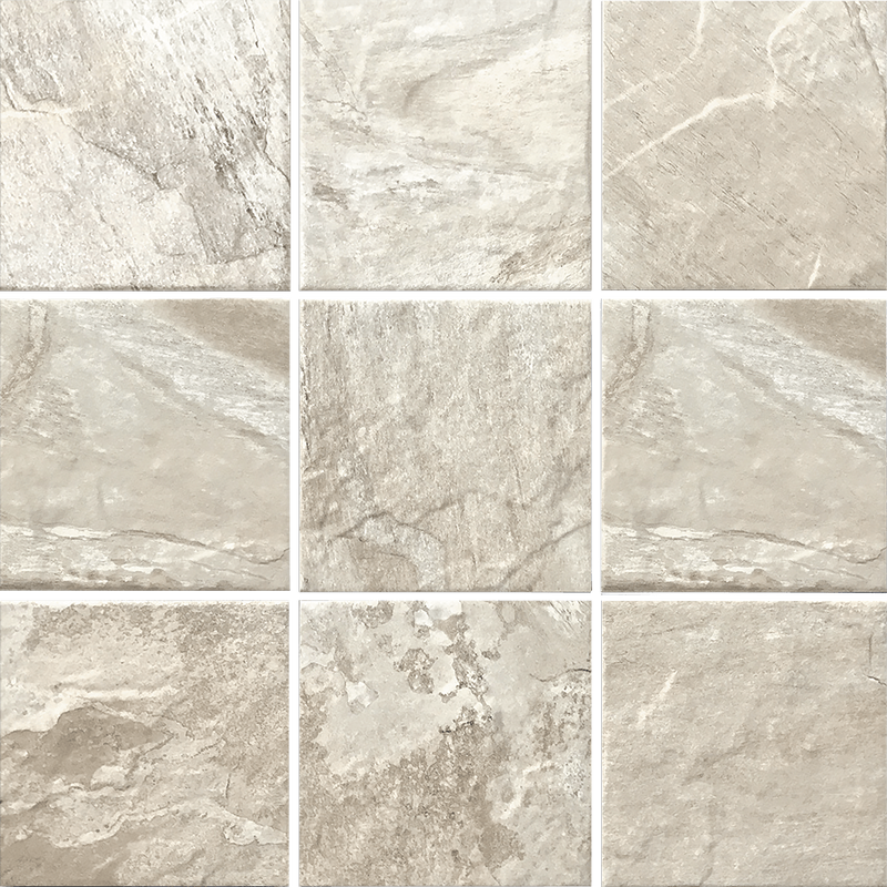 Aquatica Snow Porcelain Pool Tile 6"x6" - States II Collection