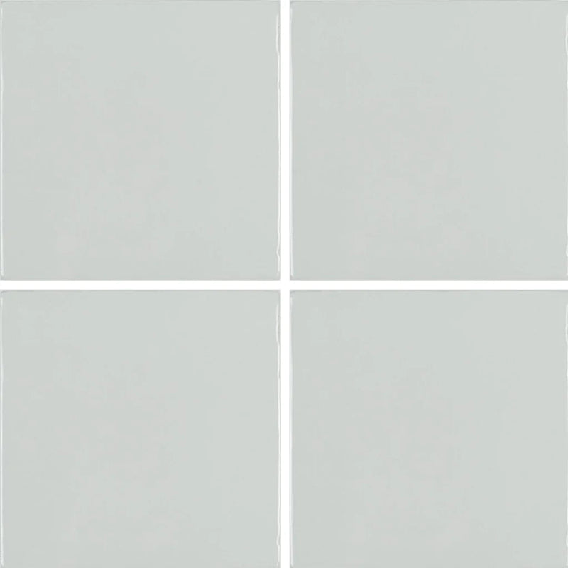 Aquatica Sol Bianco Porcelain Pool Tile 6"x6" - Sol Collection