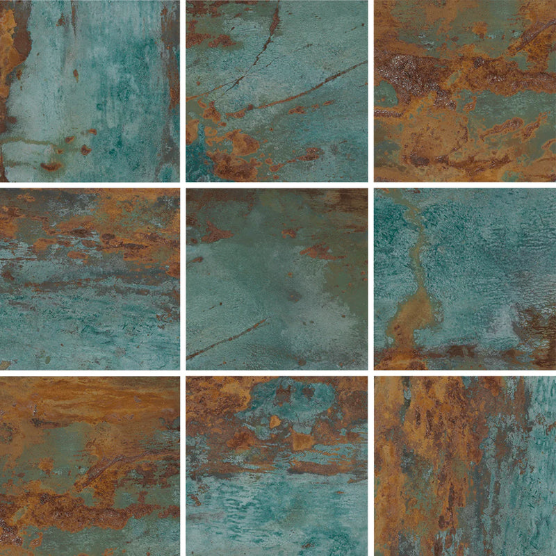 Aquatica Sunset Porcelain Pool Tile 6"x6" - Canyon Collection