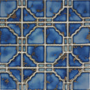 Aquatica Terra Blue 6"x6" Porcelain Pool Tile 12"x12" - Sunburst Collection