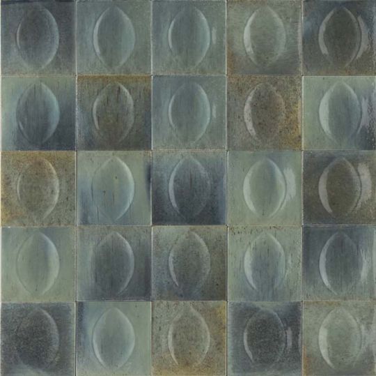 Aquatica Turchese 3D Egg Deco Glossy Porcelain Pool Tile 4"x4" - Gleeze Collection