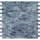 Aquatica Azurite Glass Mosaic Tile 12.25"x12.75" - Aurora Collection