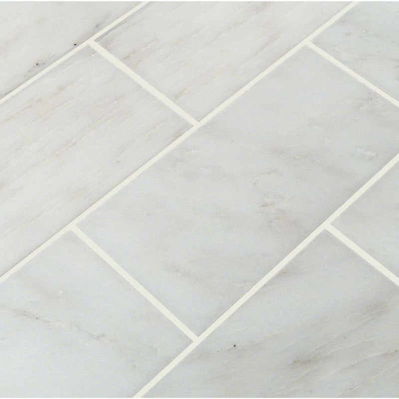 MSI Arabescato Carrara Honed Marble Wall And Floor Subway Tile