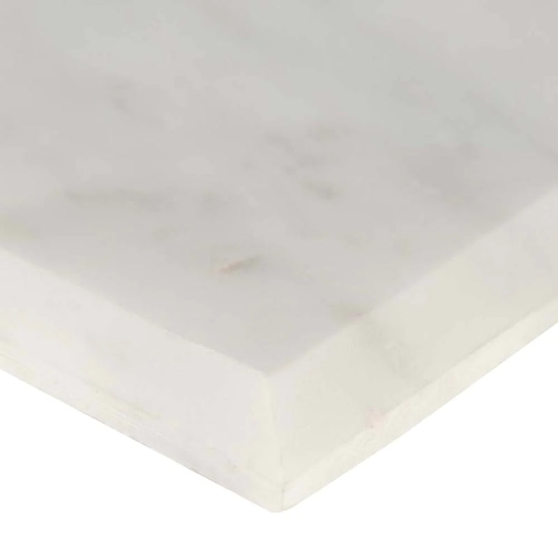 MSI Arabescato Carrara Beveled Honed Marble Wall and Floor Tile 4"x12"