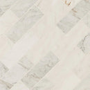 MSI Arabescato Venato White Marble Honed Wall and Floor Tile 4"x12"