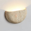 Arc Bowl Travertine Wall Lamp