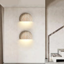 Arc Bowl Travertine Wall Lamp