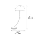 Arc Glow Floor Lamp 30.9"