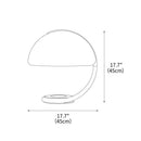 Arc Glow Table Lamp 17.7"