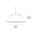 Arc Light Pendant Lamp 19.7"