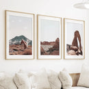 Arches National Park Wall Art Set. Horse in the Desert by Wall Art Set