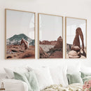 Arches National Park Wall Art Set. Horse in the Desert by Wall Art Set