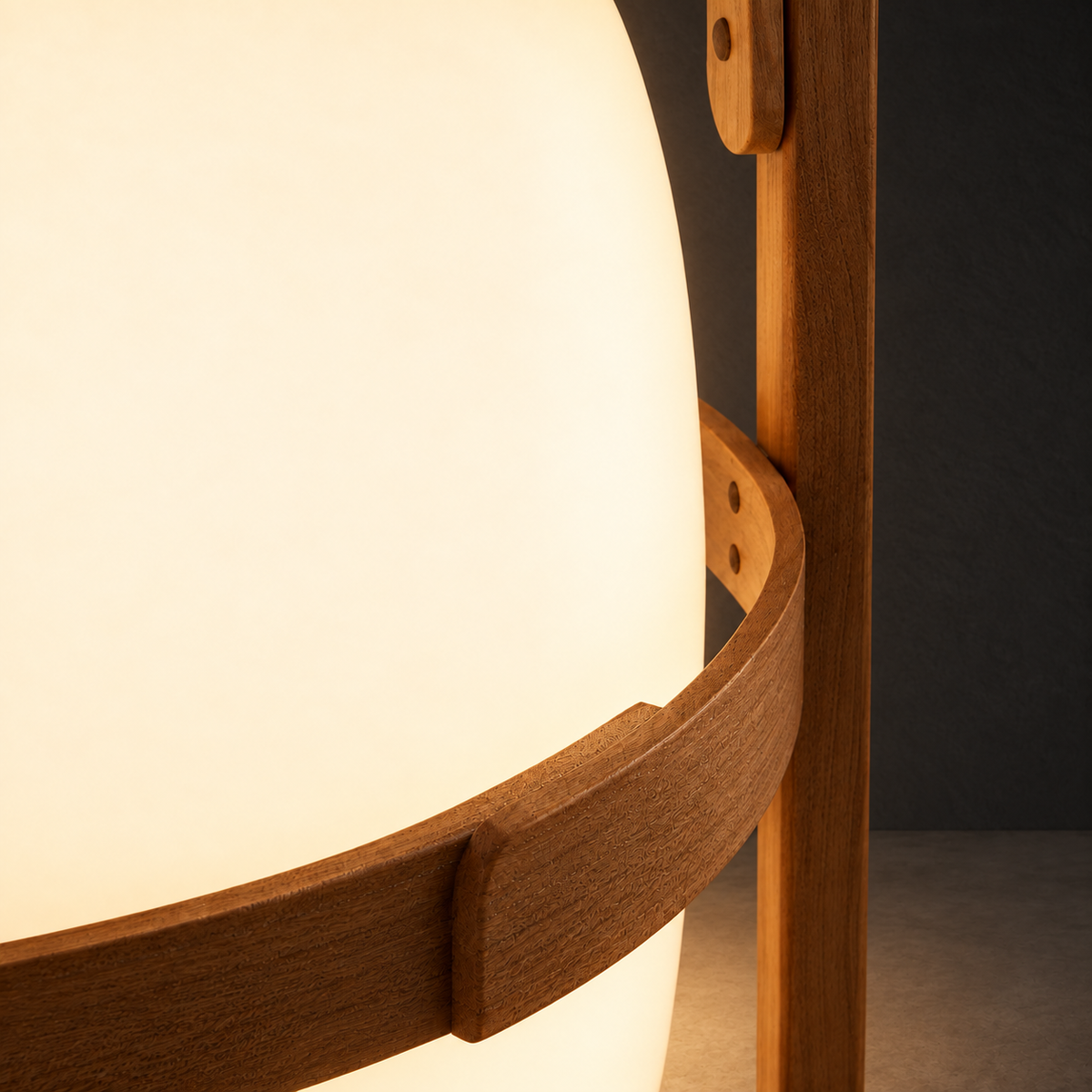 Cestita Table Lamp, close-up of the surface
