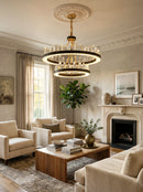 Argus Round Crystal Chandelier