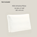 Black White Stripe Outdoor Cushion Covers – 2 Pack | Patio Pillow Covers | Fits IKEA Duvholmen & Kuddarna