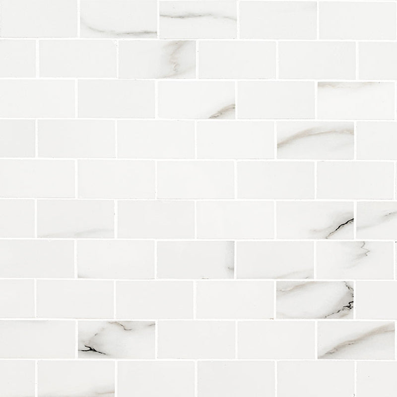 MSI Aria Bianco Mosaic Porcelain Backsplash Wall and Floor Tile