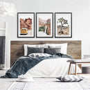 3 Piece Arizona Travel Wall Art. Joshua Tree, Bus, Waterfall by Wall Art Set