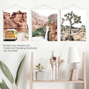 3 Piece Arizona Travel Wall Art. Joshua Tree, Bus, Waterfall by Wall Art Set