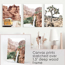 3 Piece Arizona Travel Wall Art. Joshua Tree, Bus, Waterfall by Wall Art Set