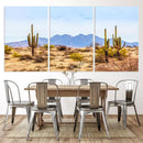 Arizona Dessert Cactus Wall Art Canvas Print