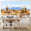 Arizona Dessert Cactus Wall Art Canvas Print