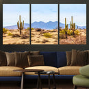 Arizona Dessert Cactus Wall Art Canvas Print