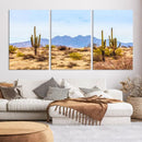 Arizona Dessert Cactus Wall Art Canvas Print