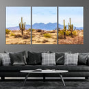 Arizona Dessert Cactus Wall Art Canvas Print