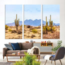 Arizona Dessert Cactus Wall Art Canvas Print
